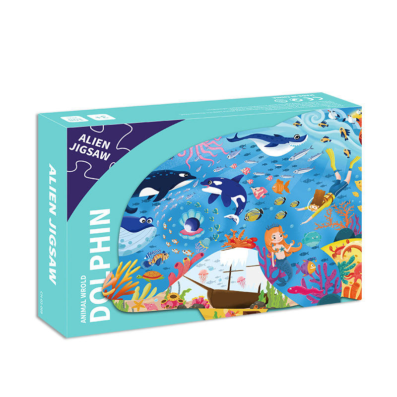 В наличии 120 деталей головоломки Kid Paper Cardboard Complanate Jigsaw