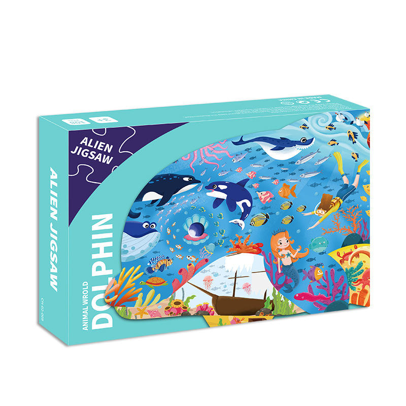 В наличии 120 деталей головоломки Kid Paper Cardboard Complanate Jigsaw