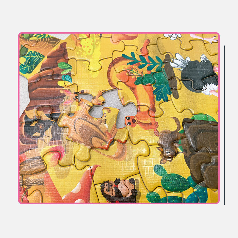 В наличии 120 деталей головоломки Kid Paper Cardboard Complanate Jigsaw