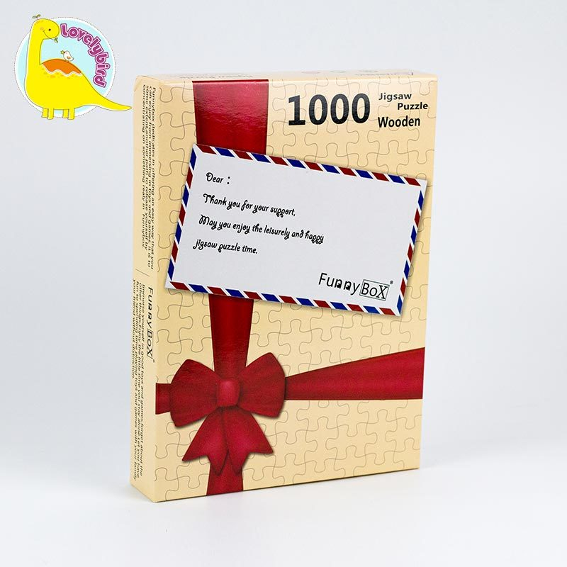 Изготовленные на заказ пазлы 1000 шт. Образовательная подарочная игрушка 