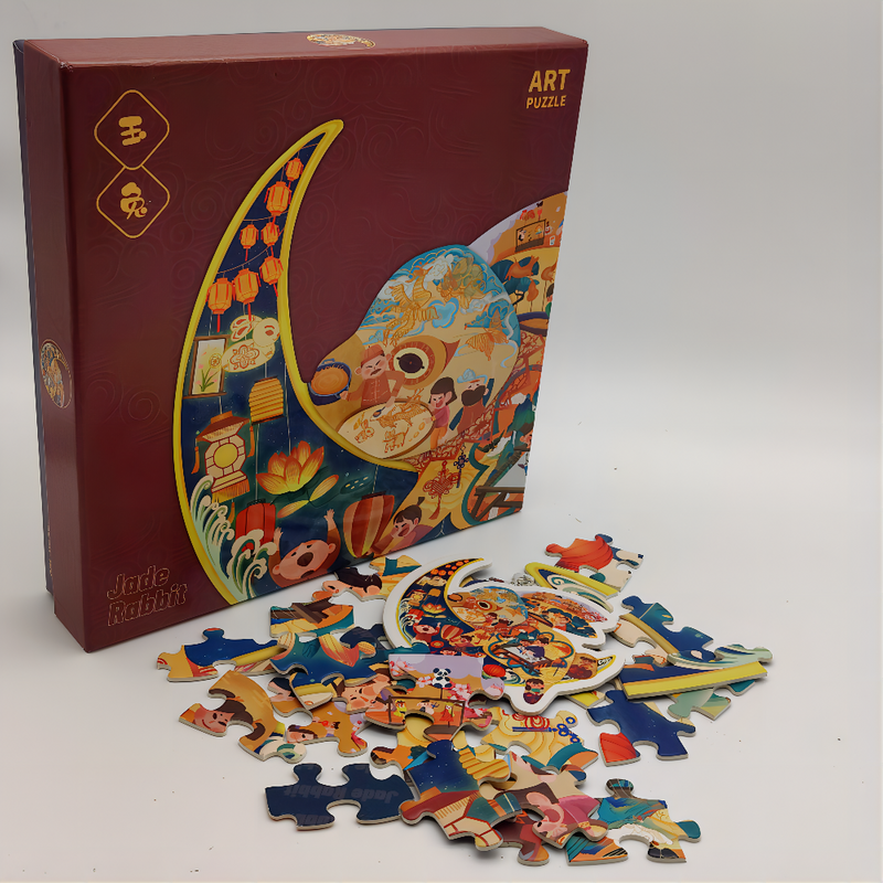 Детские игрушки, игра-головоломка, толстый картон, деревянная развивающая головоломка для детей
