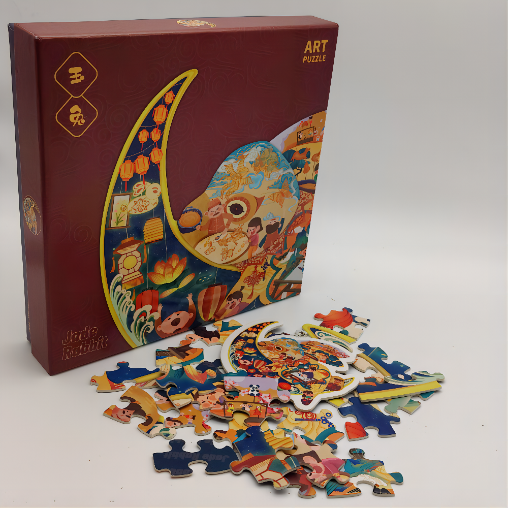 Детские игрушки, игра-головоломка, толстый картон, деревянная развивающая головоломка для детей