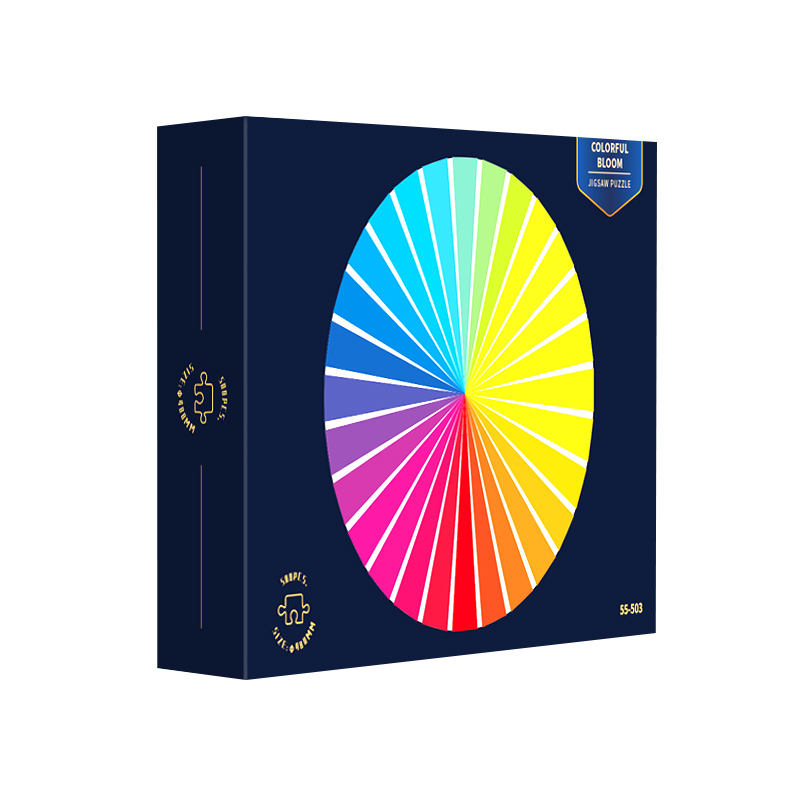 Оптовые пользовательские Diy Puzzle Games Round хорошая цена картонная головоломка 500 штук