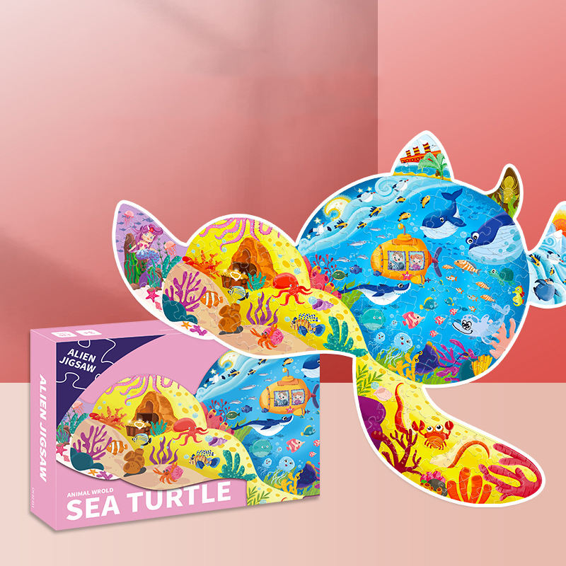 В наличии 120 деталей головоломки Kid Paper Cardboard Complanate Jigsaw