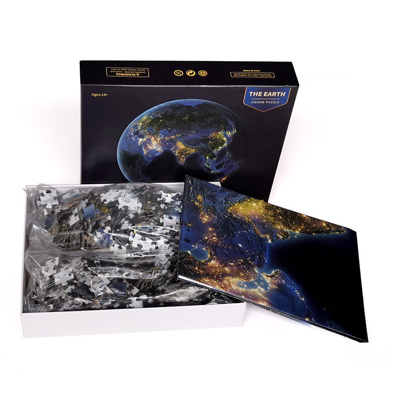 Круглая головоломка Развивающие игрушки Земля Круглая головоломка 500 шт. для детей и взрослых
