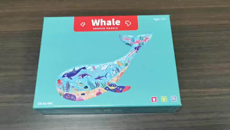 Новая развивающая игрушка, игра, животные, слон, бумага, картон, детская головоломка для детей