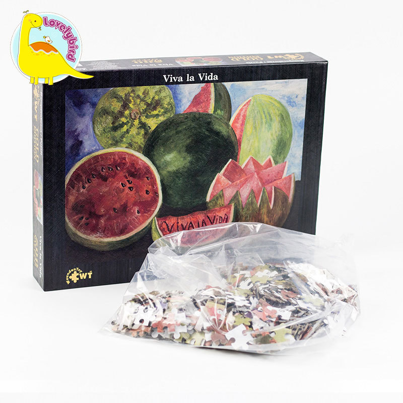 Оптовая фабрика игрушек Custom 500pc Jigsaw Puzzle