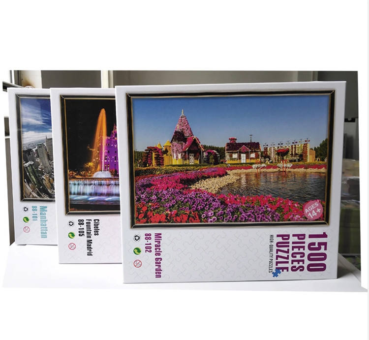 Лучшая цена по прейскуранту завода-изготовителя Custom Puzzle 1500 шт. Большие игрушки Большие пазлы для подростков