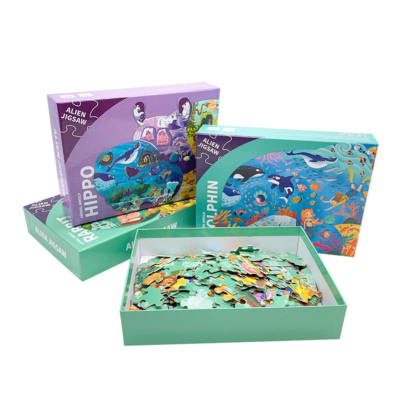 В наличии 120 деталей головоломки Kid Paper Cardboard Complanate Jigsaw